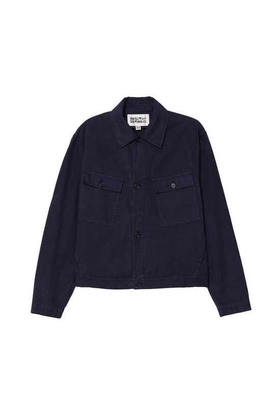 ZARA X BENITO ANTONIO ТОНКАЯ КУРТКА НА ПУГОВИЦАХ, СИНИЙ