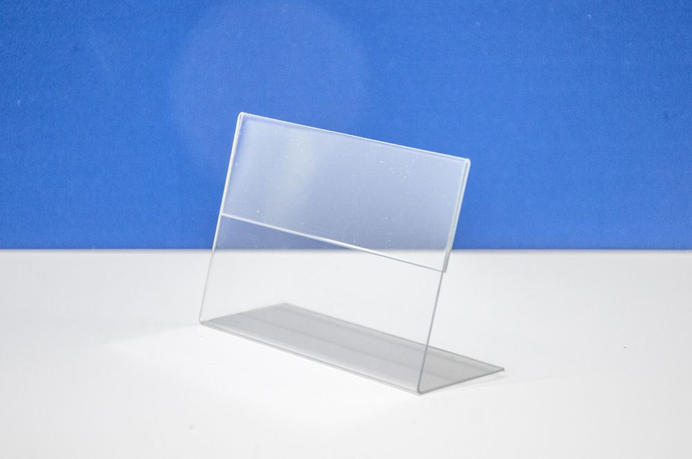 Ценникодержатель L-образный 90х60 мм