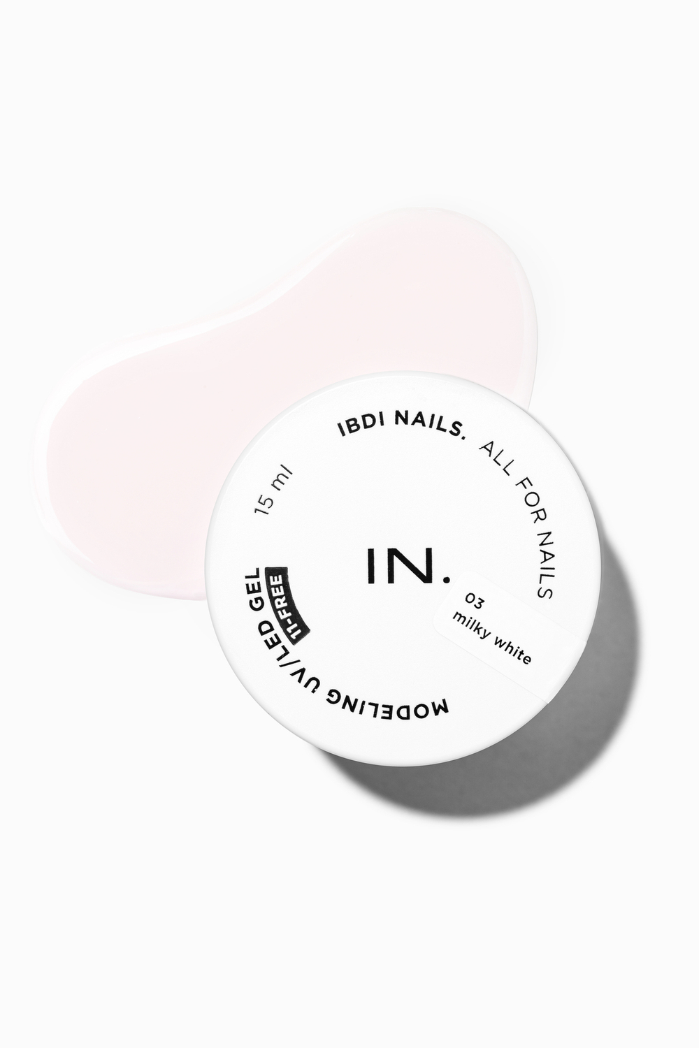 Гель моделирующий IBDI NAILS 03 Milky White 15мл