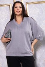 Блуза Вэнсдей (серая) Б14820-4М LT Collection