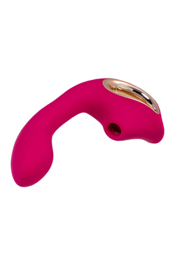 Нереалистичный вибратор Штучки-Дрючки "Stiles", силикон, розовый, 16,9см