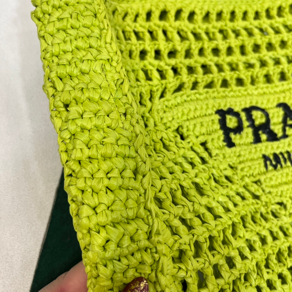 Prada Crochet Tote Bag
