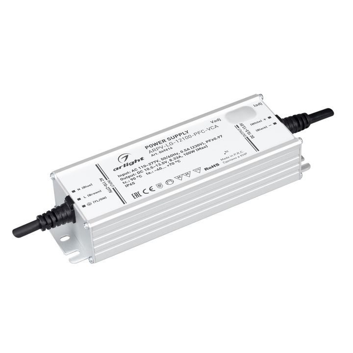 Блок питания ARPV-LG-12100-PFC-VCA (10.5-13.5V, 8.33A, 100W) Arlight 049616