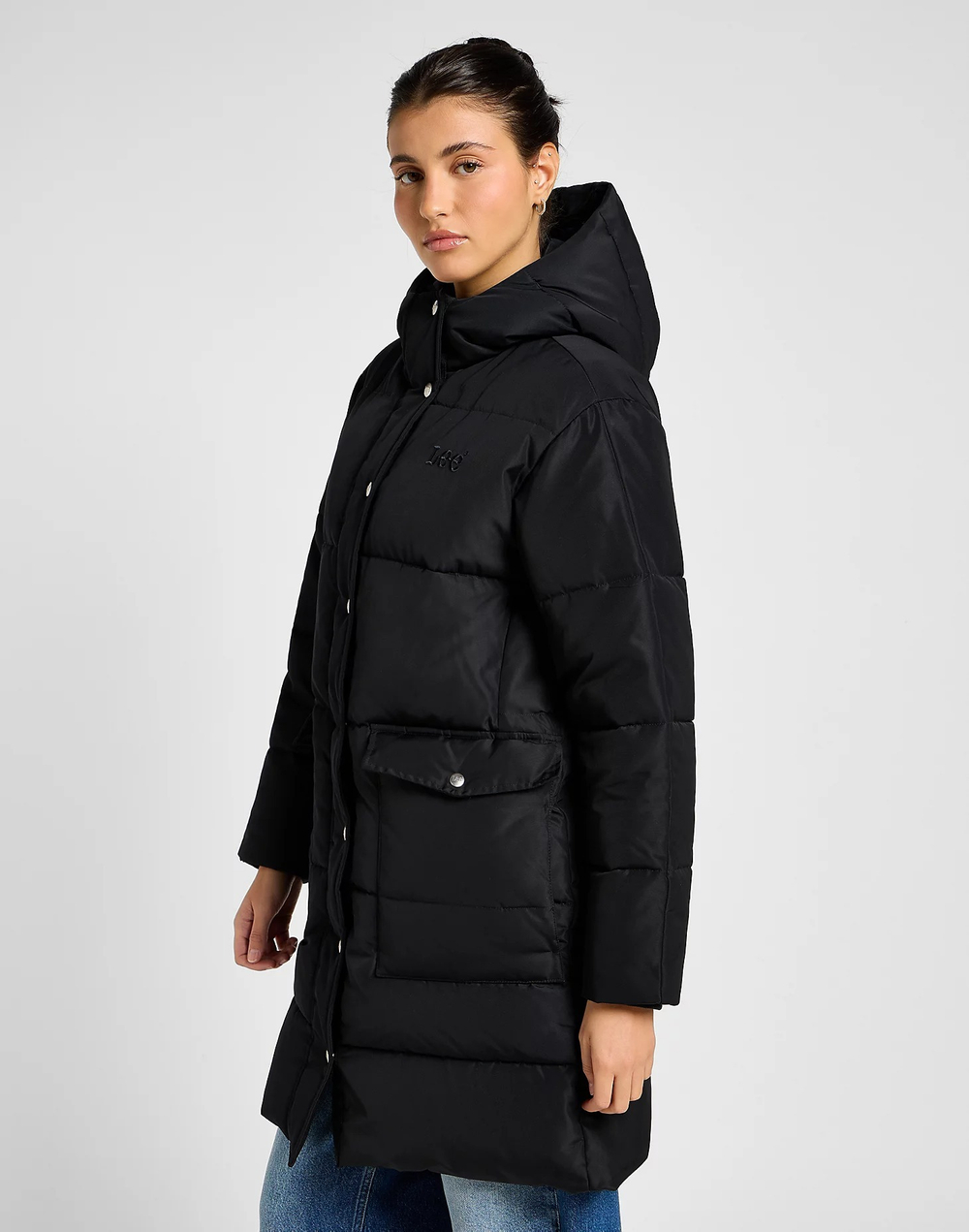 Куртка утепленная женская LEE LONG PUFFER JACKET