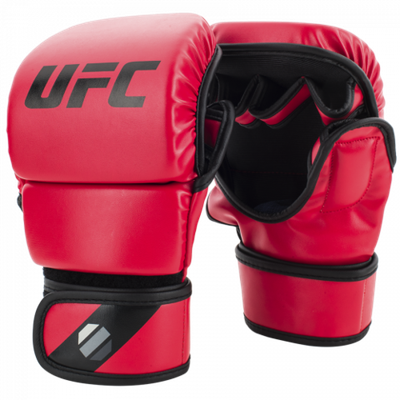 UFC Перчатки MMA для спарринга 8 унций красные L/XL
