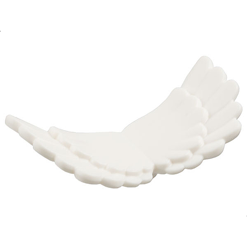 Крылья минифигурки с удлиненными перьями и держателем для гвоздиков 6332 White