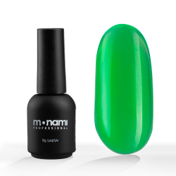 Monami Гель-лак Neon glass Green , 8 г