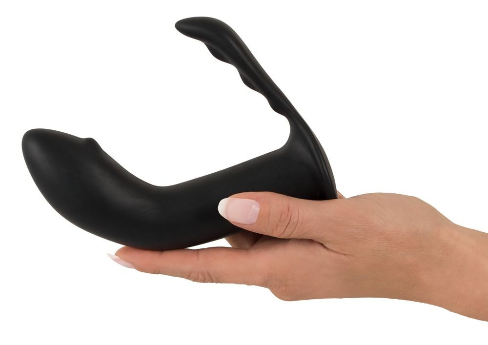 Черный стимулятор простаты Prostate Plug - 14 см. (Цвет: черный)