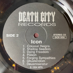 Винтажная виниловая пластинка LP Paradise Lost Icon (Россия 1994)