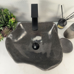 Раковина из речного камня RS-65190 42*38*15 0861