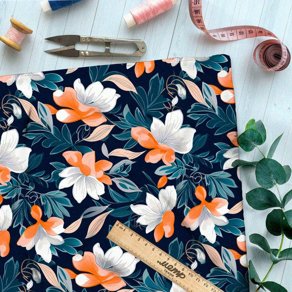 Ткань Барби шепот ночного цветника