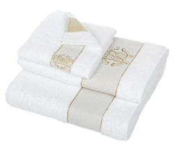 Набор полотенец 2 шт Roberto Cavalli Araldico белый