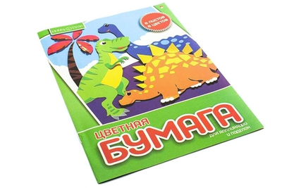 Бумага цветная А4 6л. 6цв. на скрепке "ХОББИ ТАЙМ" (Альт)