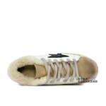 Кеды женские с мехом Golden Goose Superstar