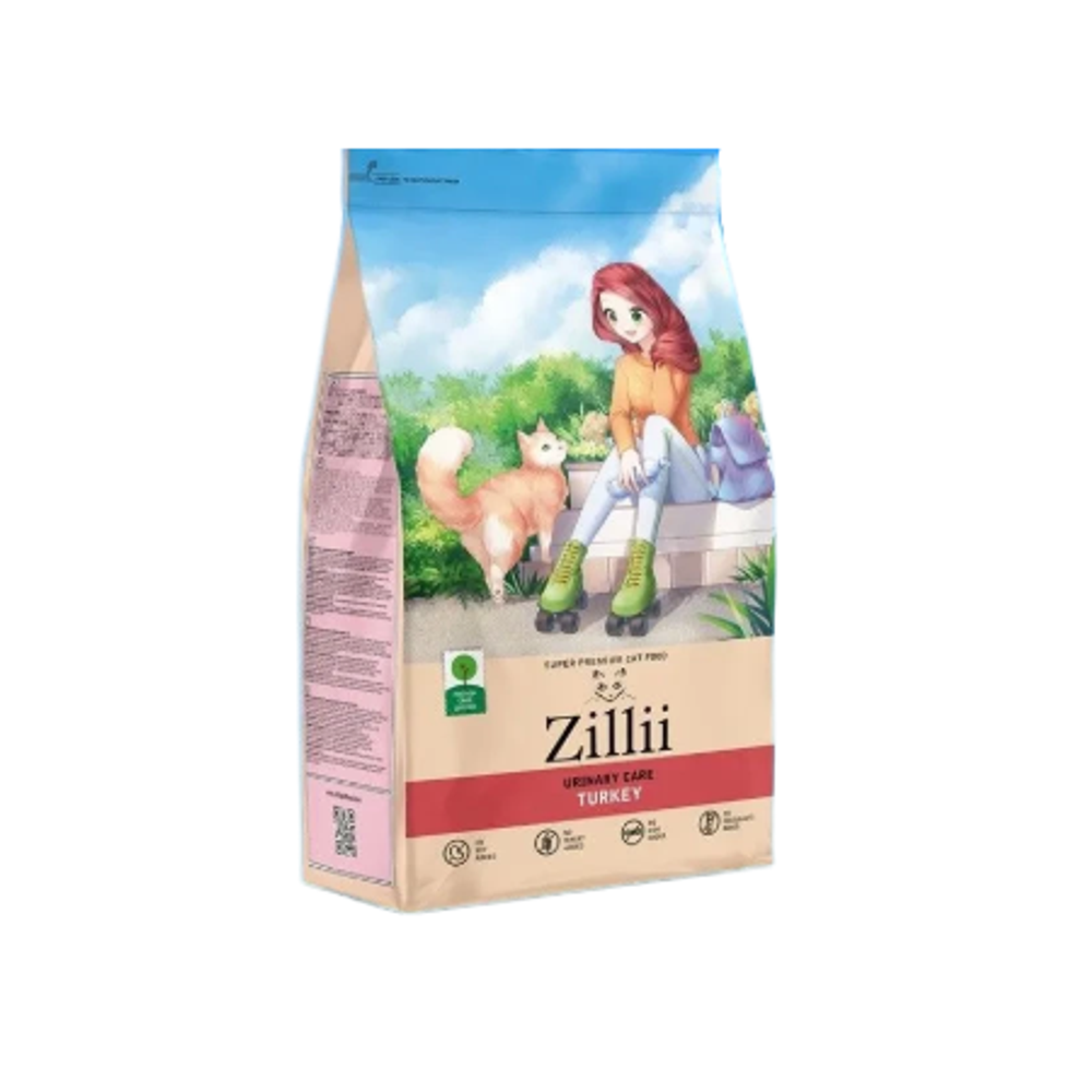 Корм для ZILLII (Зилли) Cat Urinary Care 2кг индейка сухой для домашних кошек