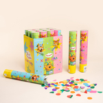 Пневмохлопушка «Три кота. Круги» разноцветные металлик, 30 см, 1 шт.