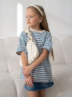 Футболка для девочки в полоску