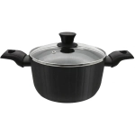 Ковш 4,4л «Terra» со стеклянной крышкой 24см JTr-224-11