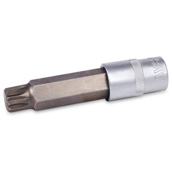 Головка со вставкой 1/2" SPLINE (M16, L-100 мм) с отверстием AVS BS12M16HL