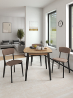 Стол обеденный раскладной для кухни, столовой LANDO, деревянный