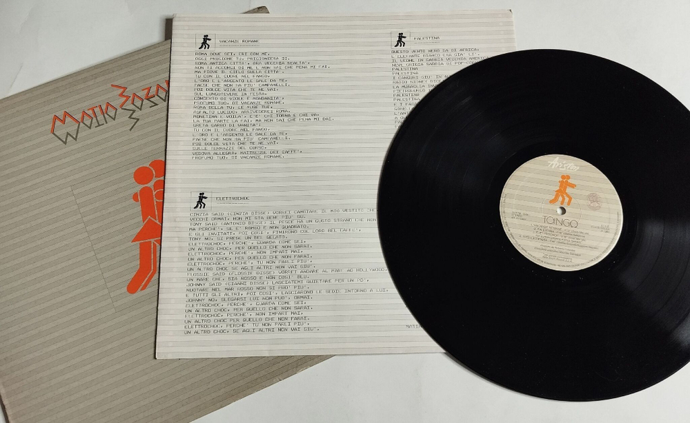 Винтажная виниловая пластинка LP Matia Bazar Tango (Italy 1983)
