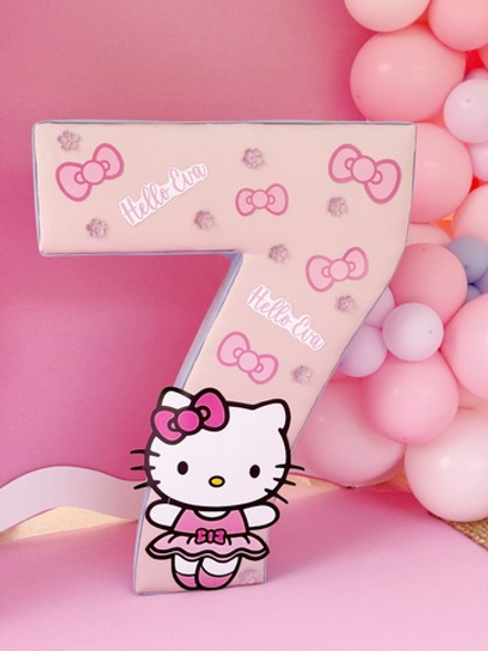 Цифра "Hello Kitty" 1 шт.