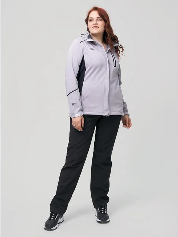 Ветровка женская, размер 60, цвет серый