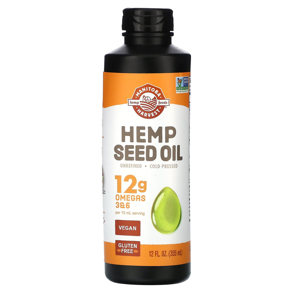 Manitoba Harvest, конопляное масло холодного отжима, 355 мл (12 жидк. унций)
