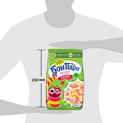 Завтрак готовый БОН ПАРИ Фруттифан. Змейки (Пак) 200г