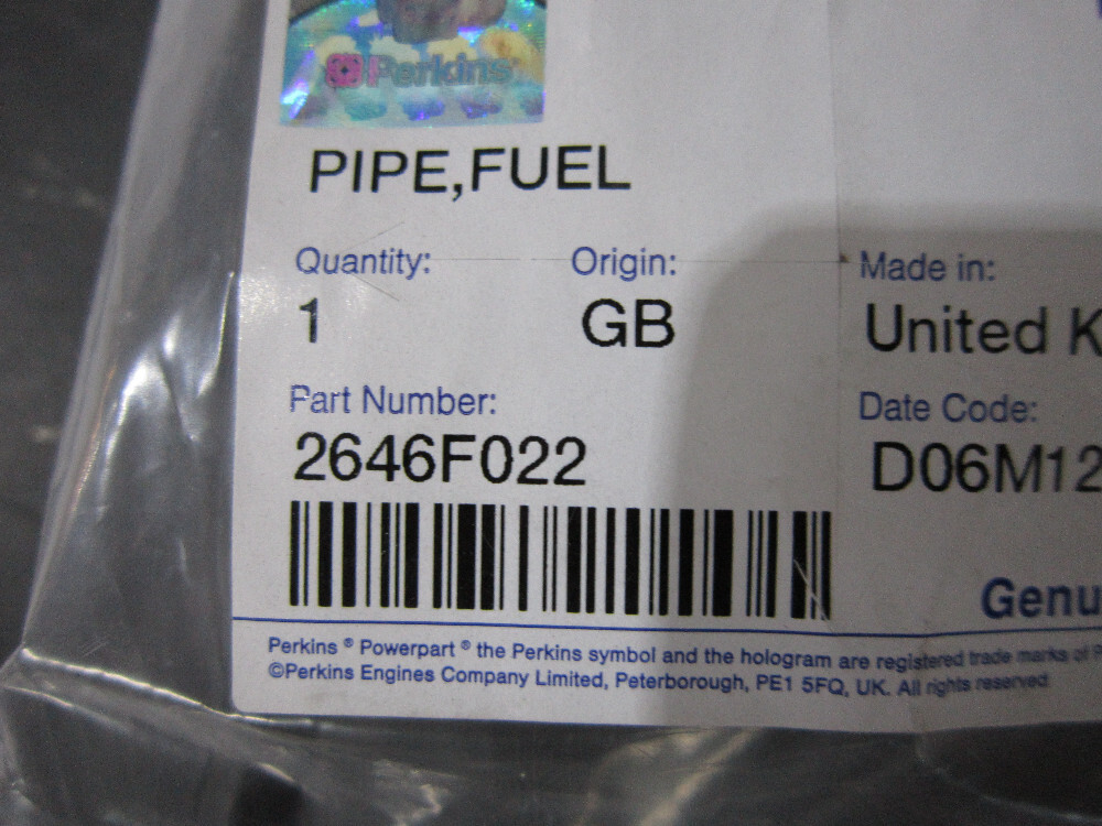 Трубка / PIPE,FUEL АРТ: 2646F022