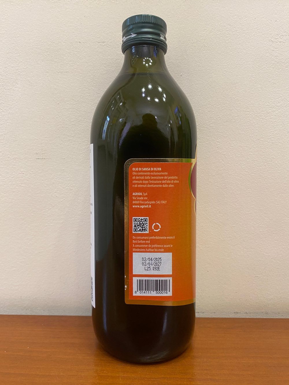 Оливковое масло ROCCA Olio di Sansa 1л ст/бут Италия