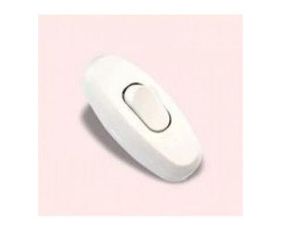 Переключатель бра белый 6А 250В