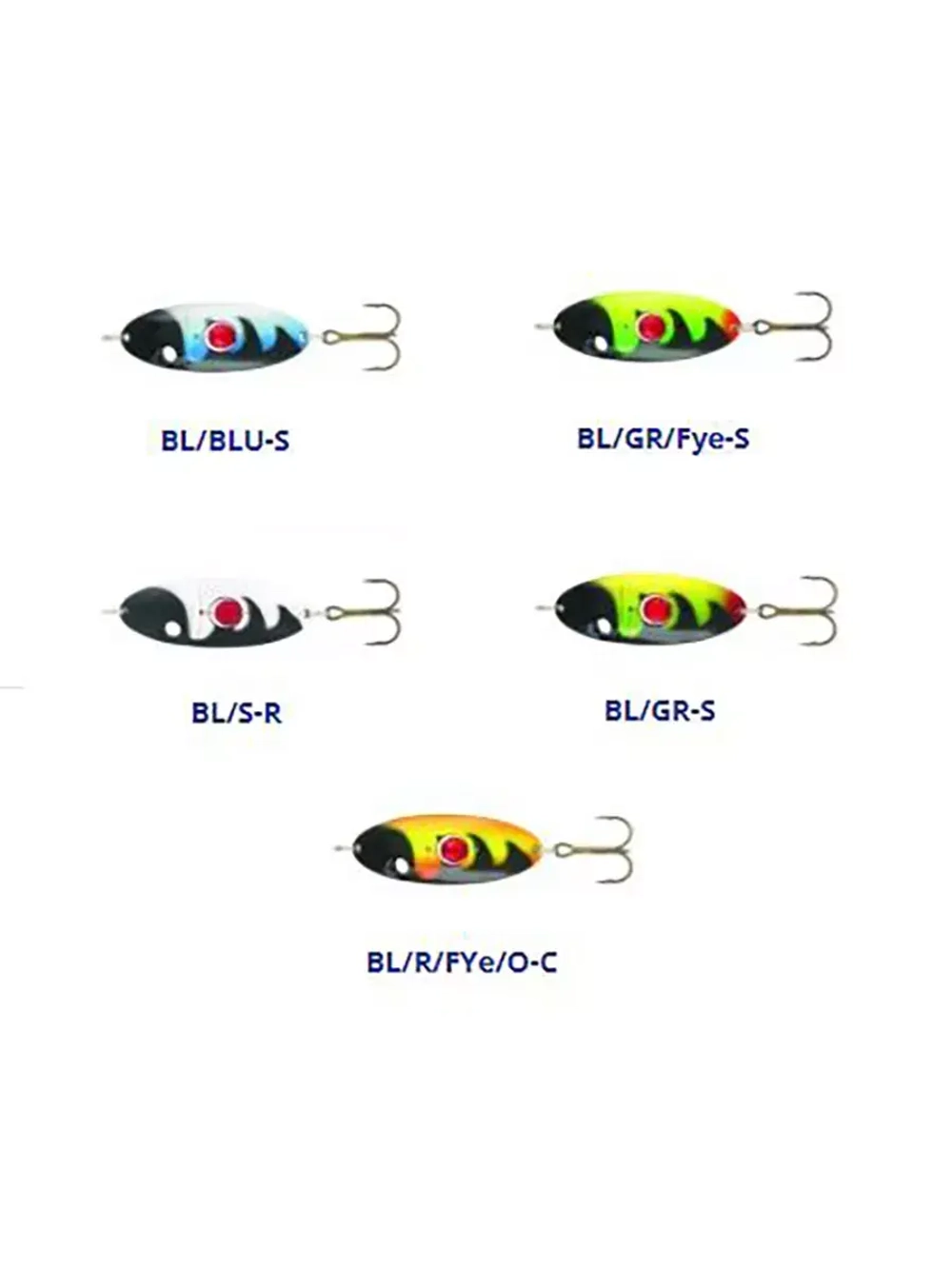 Блесна для рыбалки Monni 60/15 с камнем, BL/GR/Fye-S