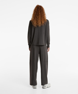 Oysho Толстовка на молнии из хлопка и модала, темно-серый