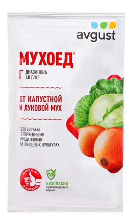 Гранулы от луковой мухи Avgust "Мухоед", Г, 25 г