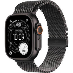 Apple Watch Ultra 3, 49 мм, Black Titanium, миланский сетчатый браслет L (2025)