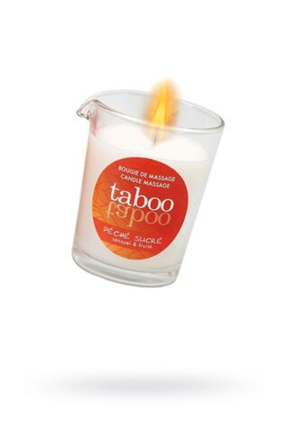 Массажное аромамасло с афродизиаками для женщин RUF Taboo Peche sucre - 60 гр.