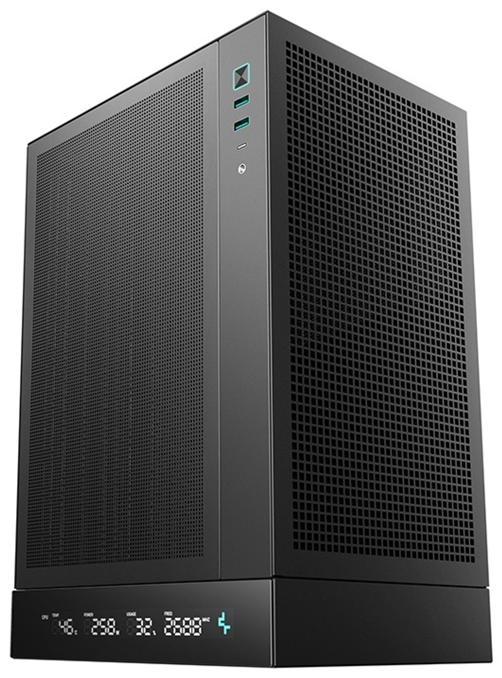Корпус Deepcool CH170 DIGITAL BK черный