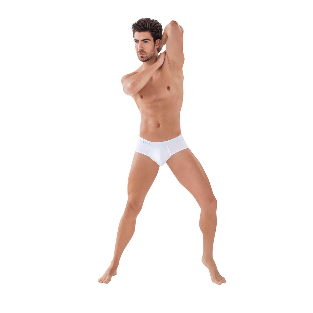 Мужские трусы брифы белые Clever CLASSIC MATCH CLASSIC BRIEF 088101
