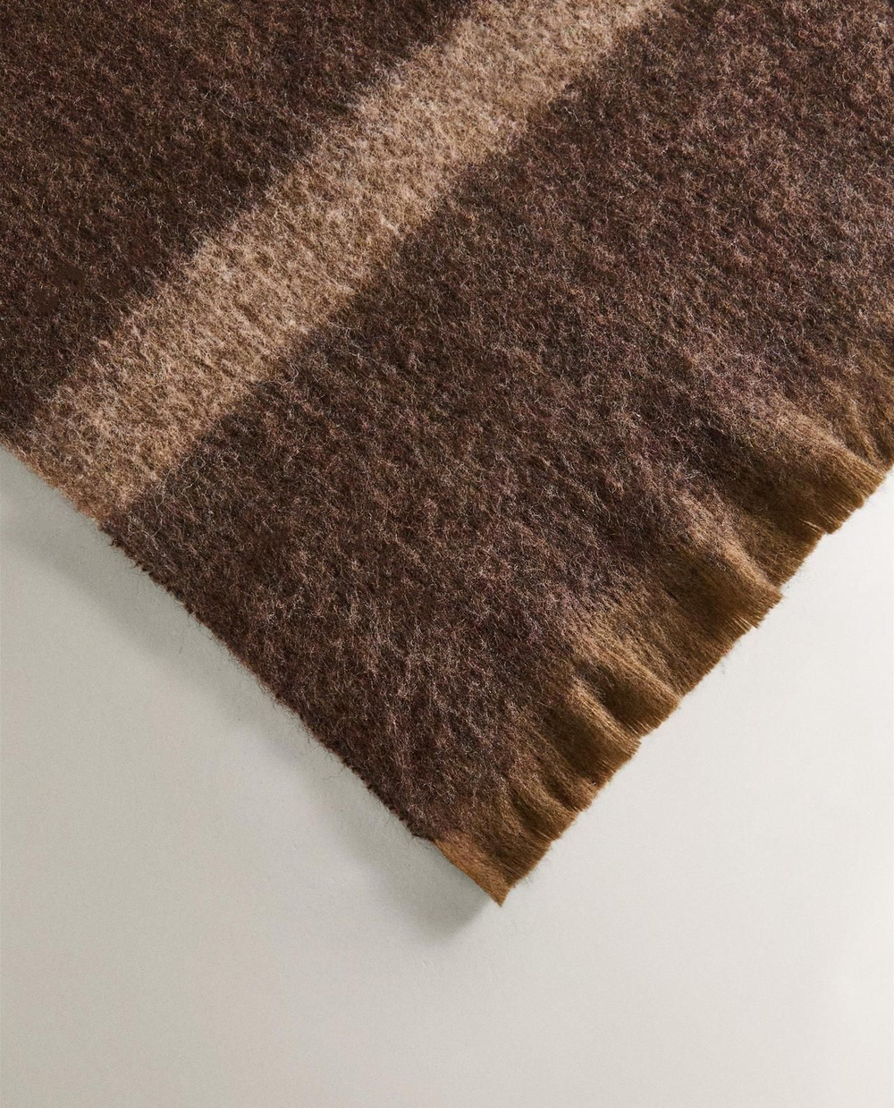 Zara Home - Мягкое полосатое одеяло, зеленый, 140x190 см