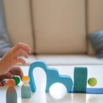 Деревянный сюжетный игровой набор "У воды"