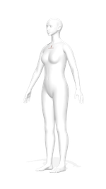 3D аватар манекена Моника