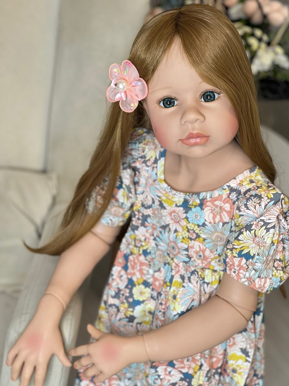 Кукла Реборн ростовая 98см (FA-258)