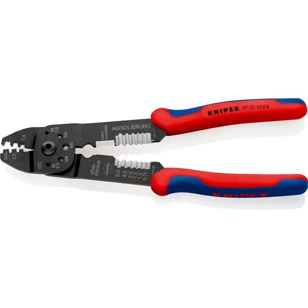 Клещи зажимные для опрессовки чернёные 230 мм Knipex 97 21 215 B SB