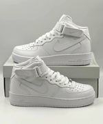Кроссовки Nike AirForce 1High #N143 (бел.)