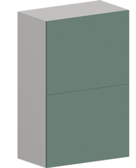 Кухня Модуль ШВГ 602Г Графит / Матовая мята