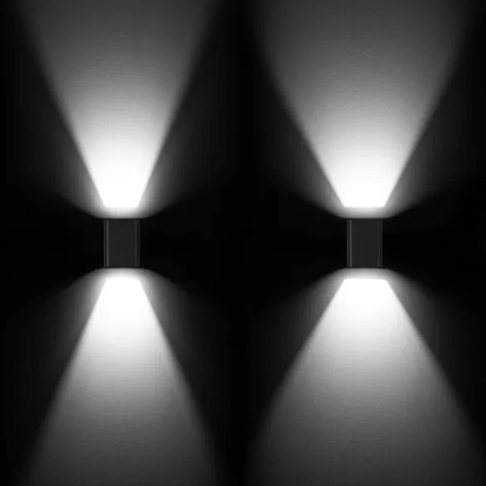 Светильник LGD-WALL-VARIO-S104x129-2x6W Day4000 (GR, 1-80 deg) (Arlight, IP54 Металл, 3 года) 029794