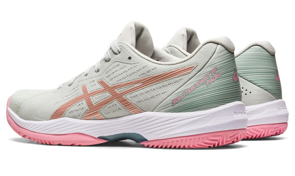 Женские кроссовки для Падел Asics Solution Swift FF Padel - light sage/rose gold