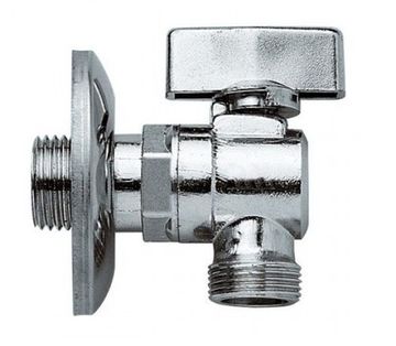 Угловой кран Tim 1/2"x1/2" хромированный