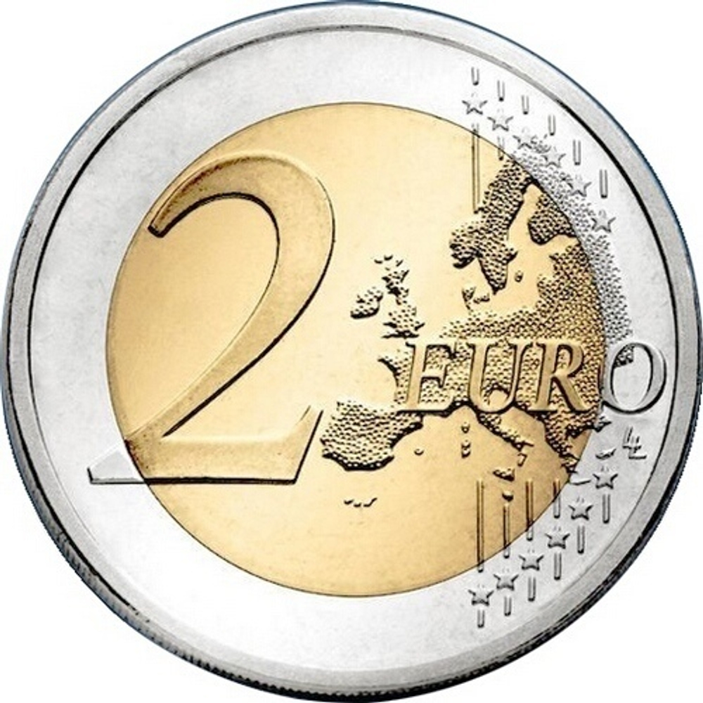 2 евро Регион Дзукия. Литва 2021г
